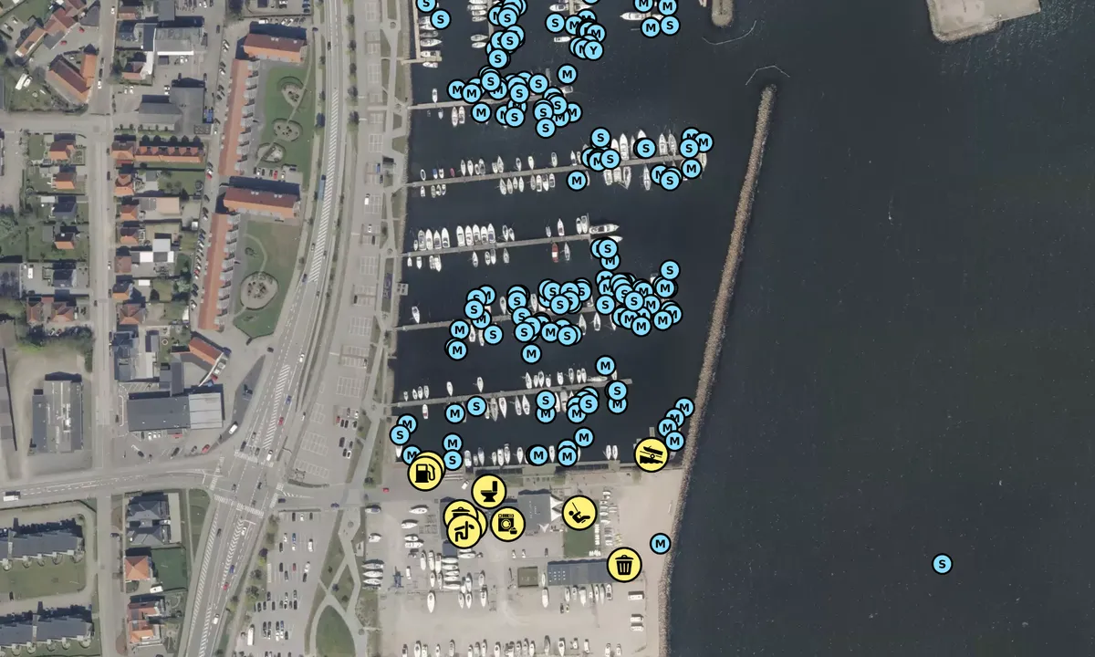 Satelite image of Aabenraa Sejl Club