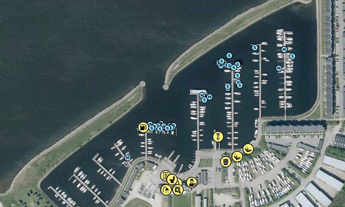 Satelite image of Aalborg Sejlklub - Marina Fjordparken