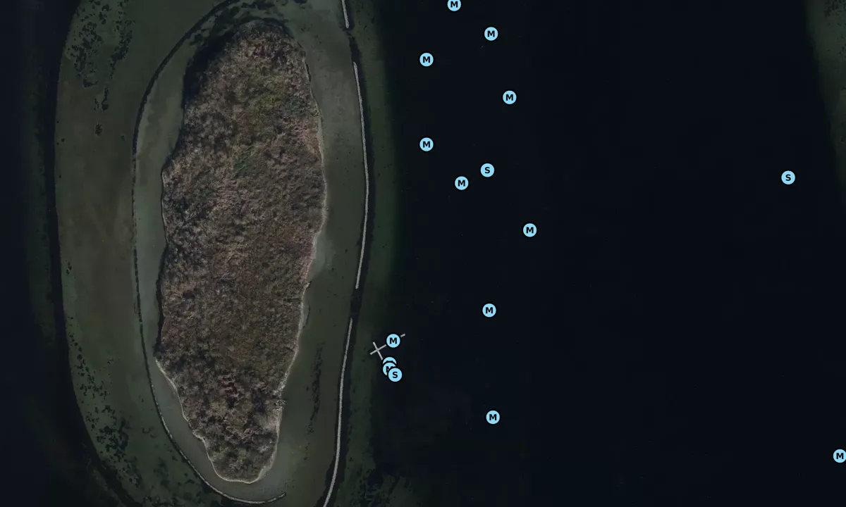 Satelite image of Aardbeieneiland