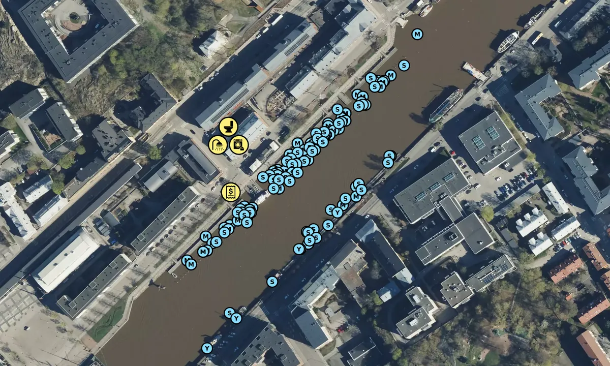 Satelite image of Åbo Gästhamn