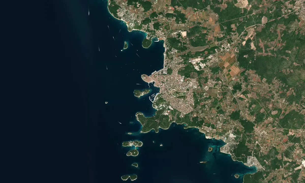Flyfoto av ACI Marina Rovinj - Istria