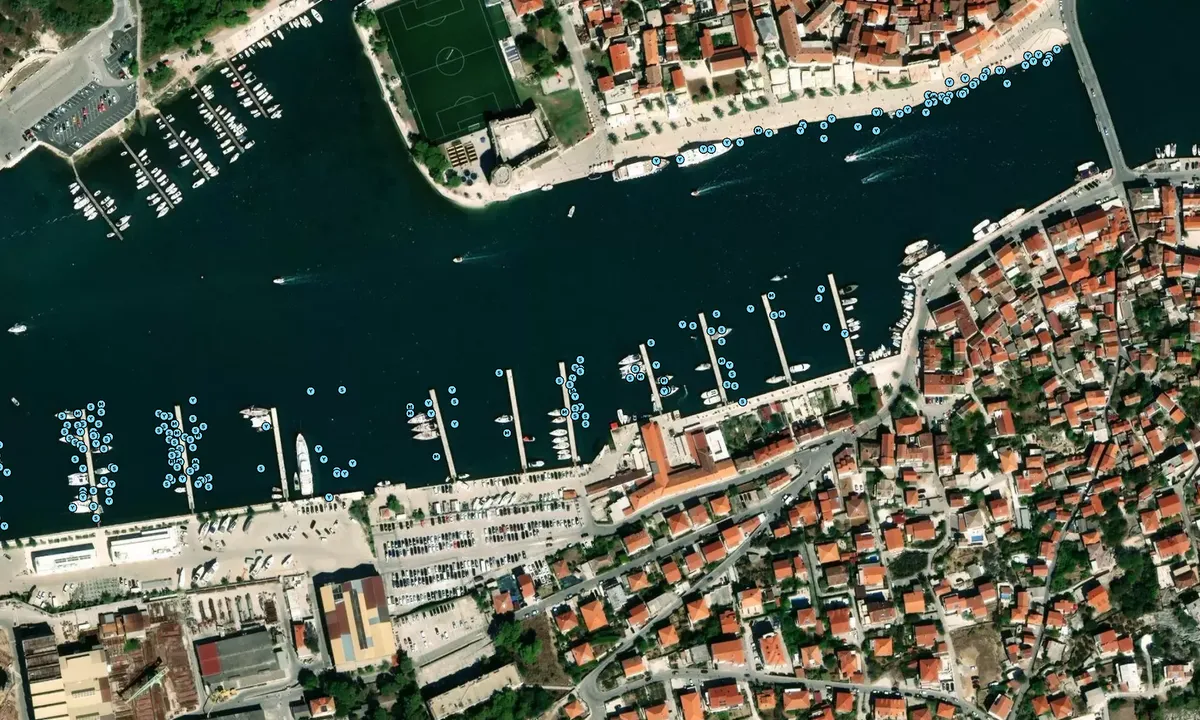 Flyfoto av ACI Marina Trogir - Split-Dalmatia