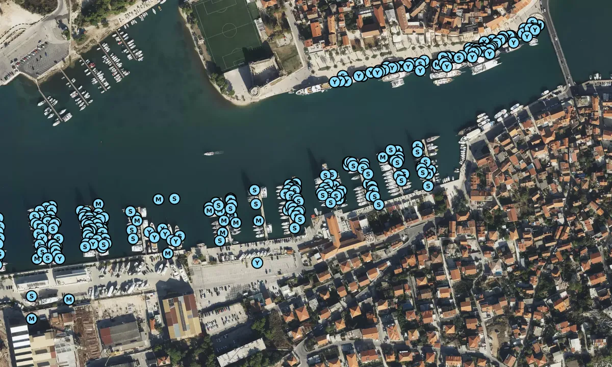 Satelite image of ACI Marina Trogir - Split-Dalmatia