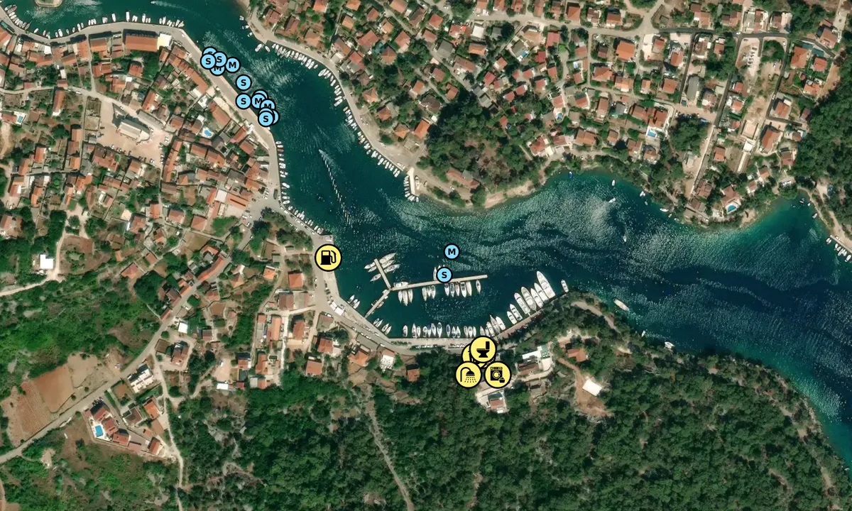 Satelite image of ACI Marina Vrboska