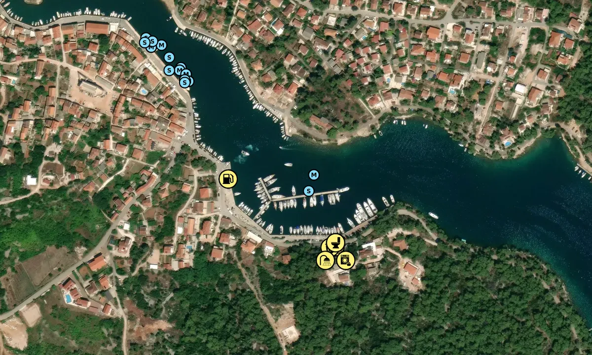 Satelite image of ACI Marina Vrboska