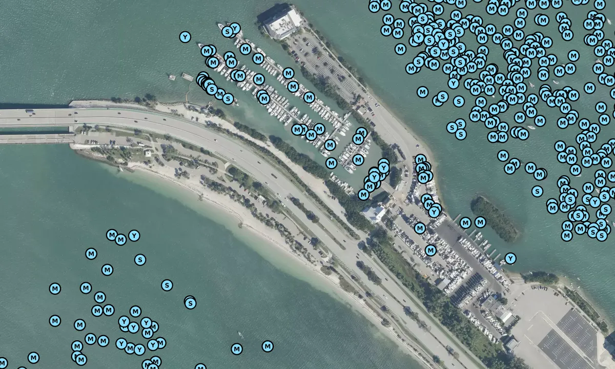 Satelite image of Admiral Oil, Inc. @ Rickenbacker Marina