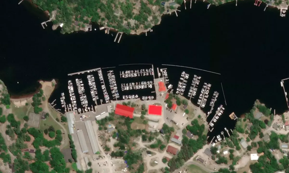Satelite image of Admiral's Marina