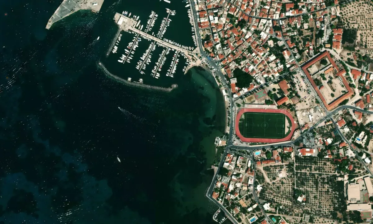 Flyfoto av Aegina