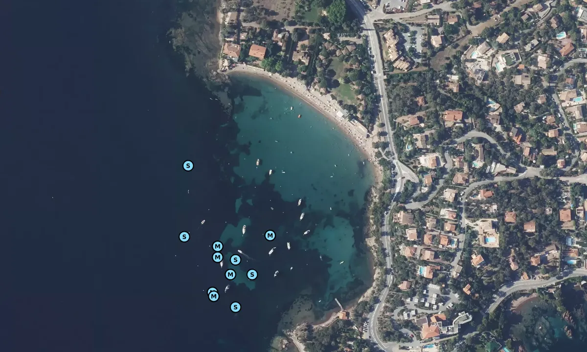 Satelite image of Agay-La Baumette