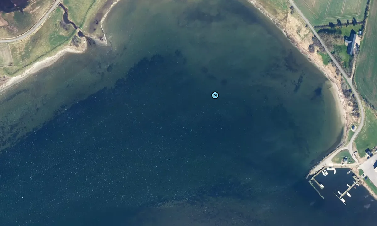 Satelite image of Agerø - Glomstrup Vig