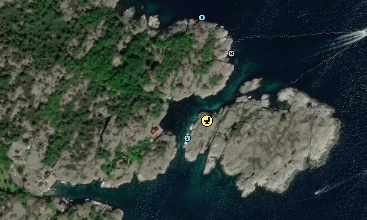 Satelite image of Ågerøya - Knutshavn