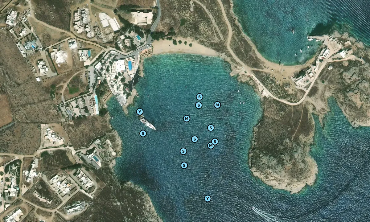 Satelite image of Agia Anna