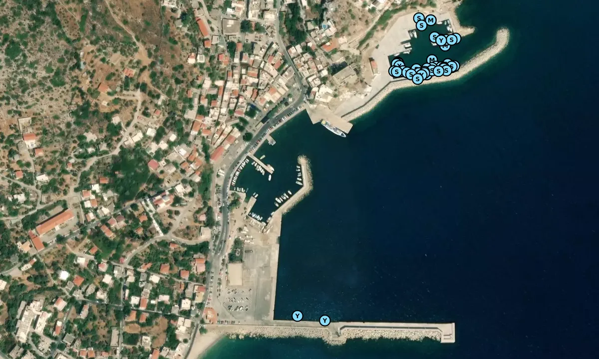 Satelite image of Agios Kirykos