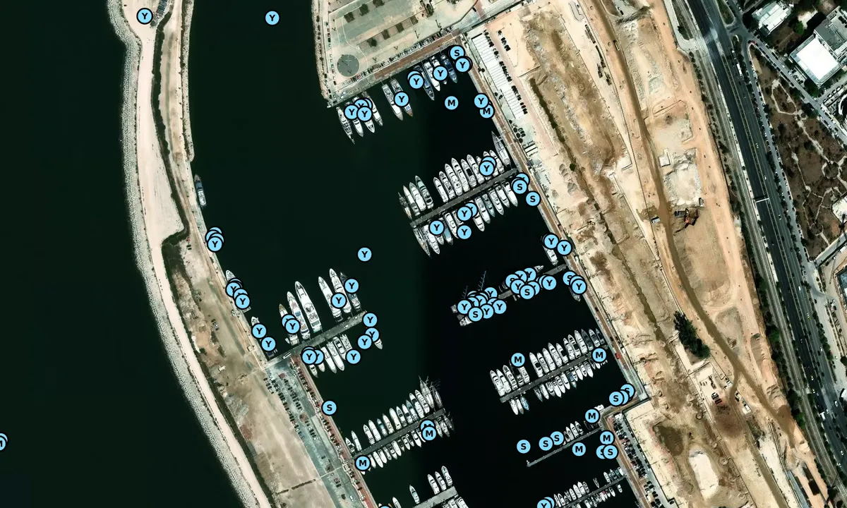 Satelite image of Agios Kosmas Marina 1