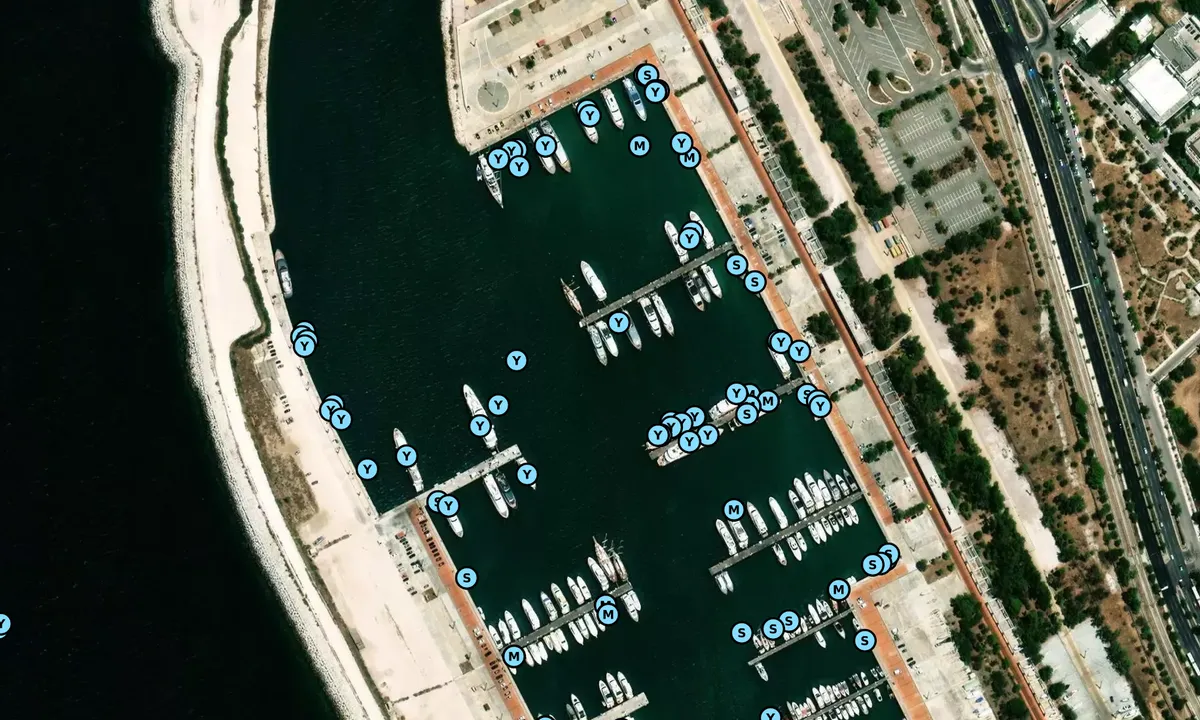 Satelite image of Agios Kosmas Marina 1