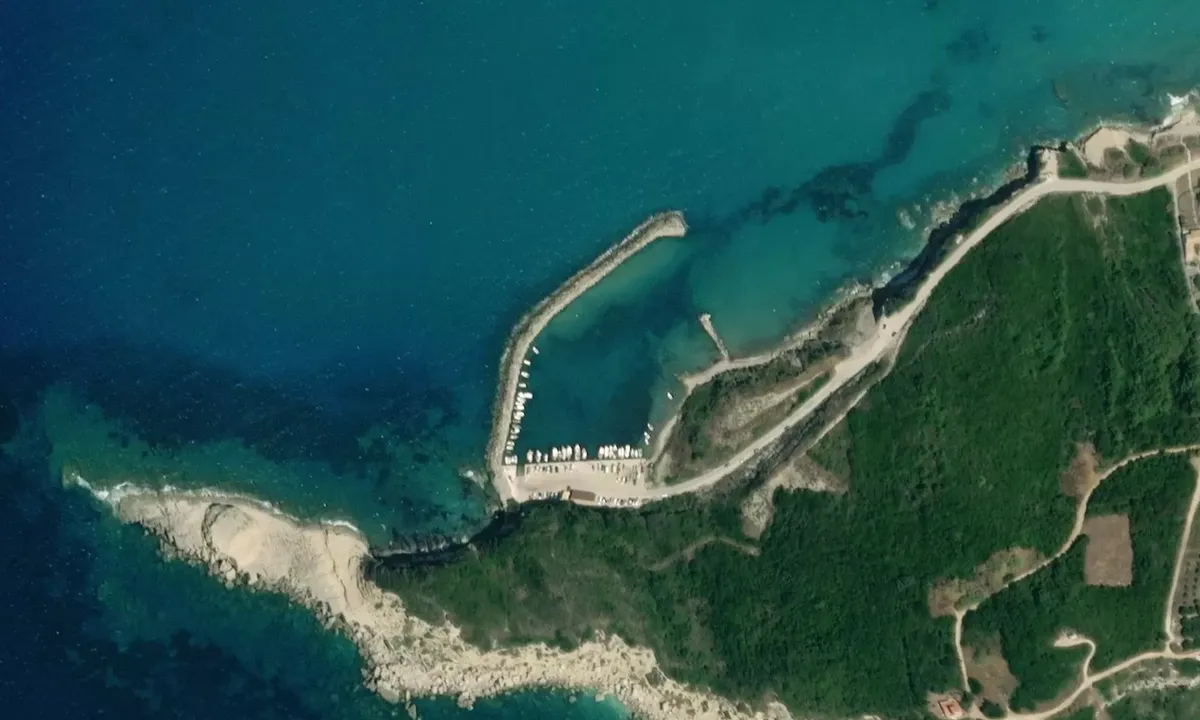 Satelite image of Agios Stefanos
