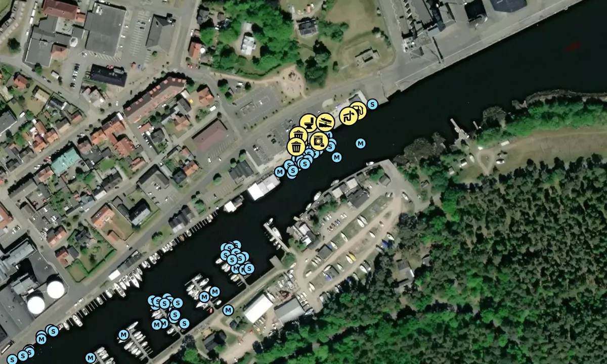 Satelite image of Åhus