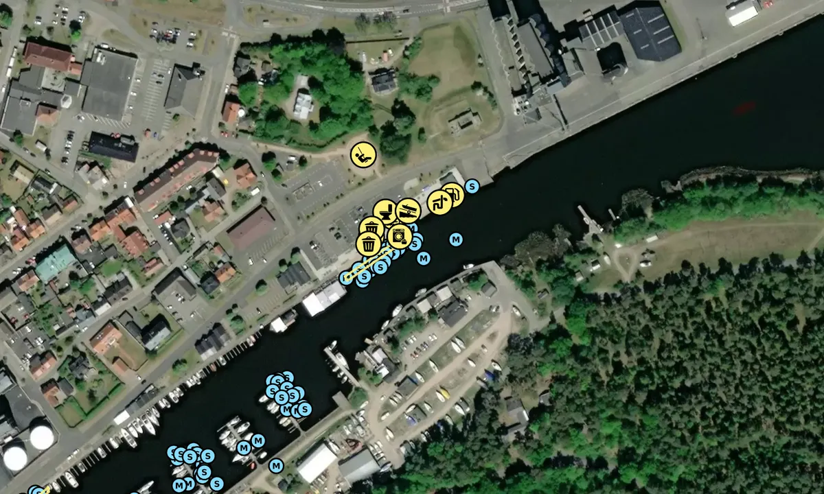 Satelite image of Åhus