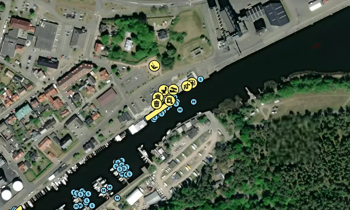 Satelite image of Åhus