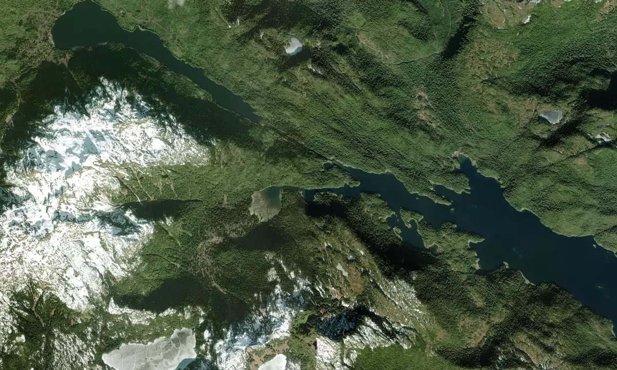 Flyfoto av Aiken Cove Central