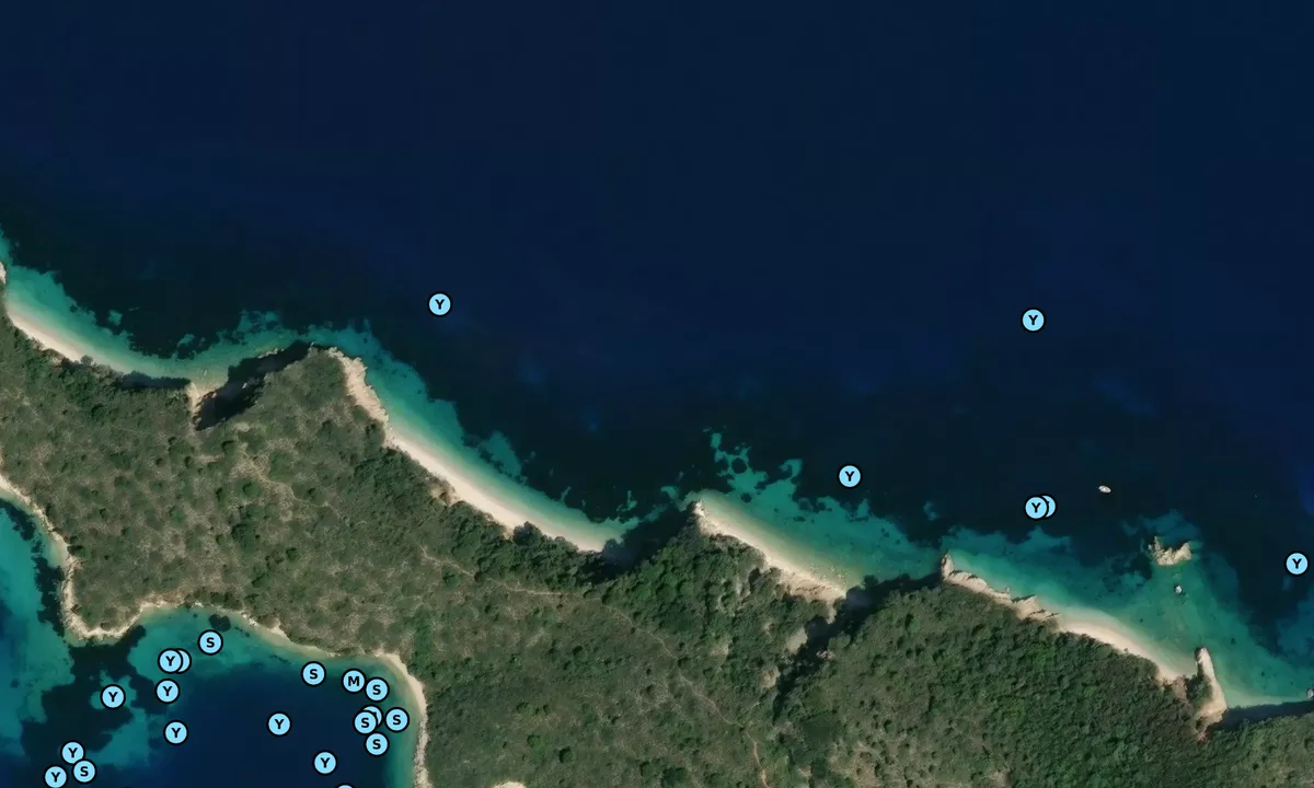 Satelite image of Ak Skhoinos (day stop)