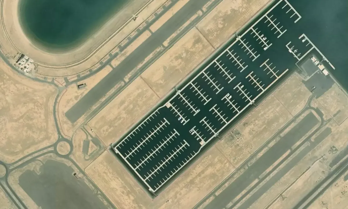 Satelite image of Al Khiran