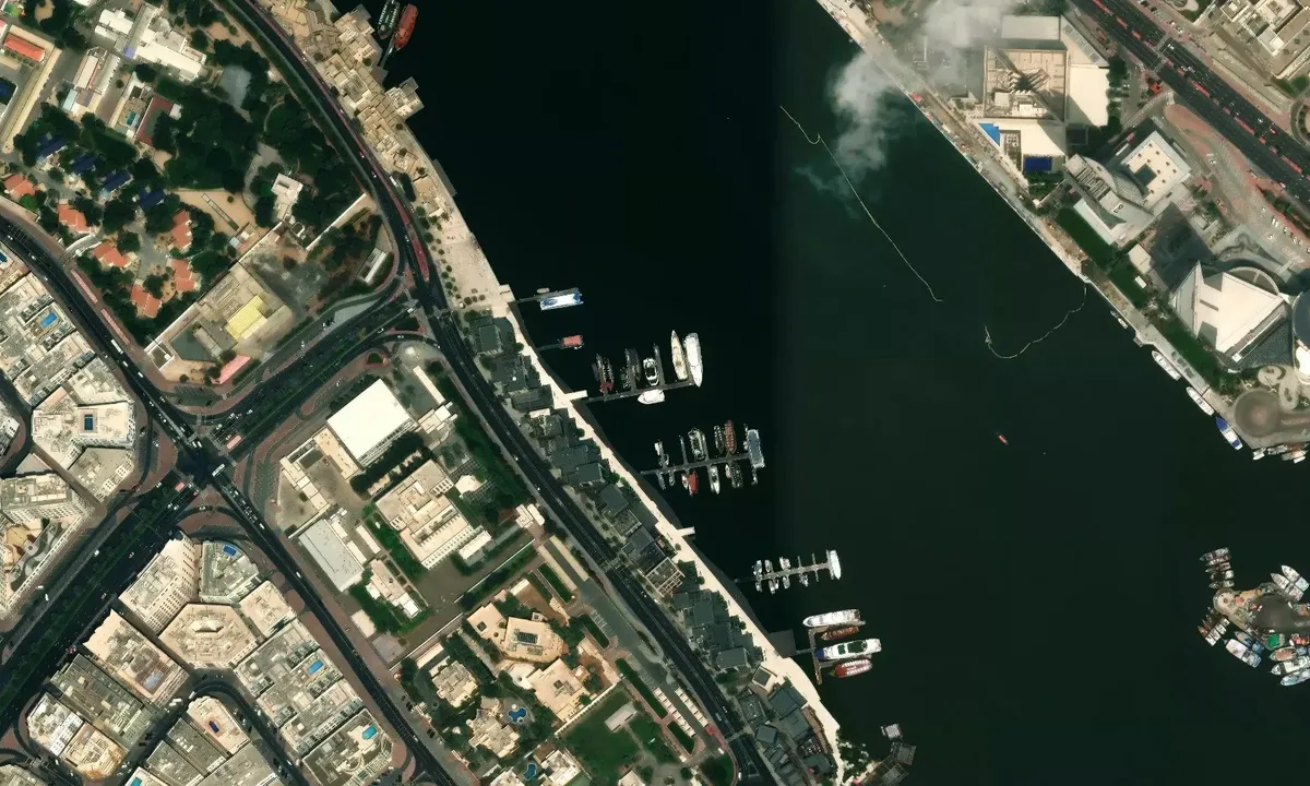 Satelite image of Al Seef Marina