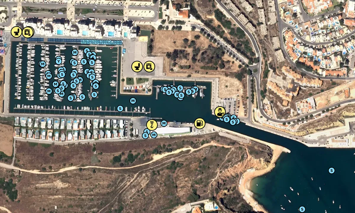 Satelite image of Albufeira Marina