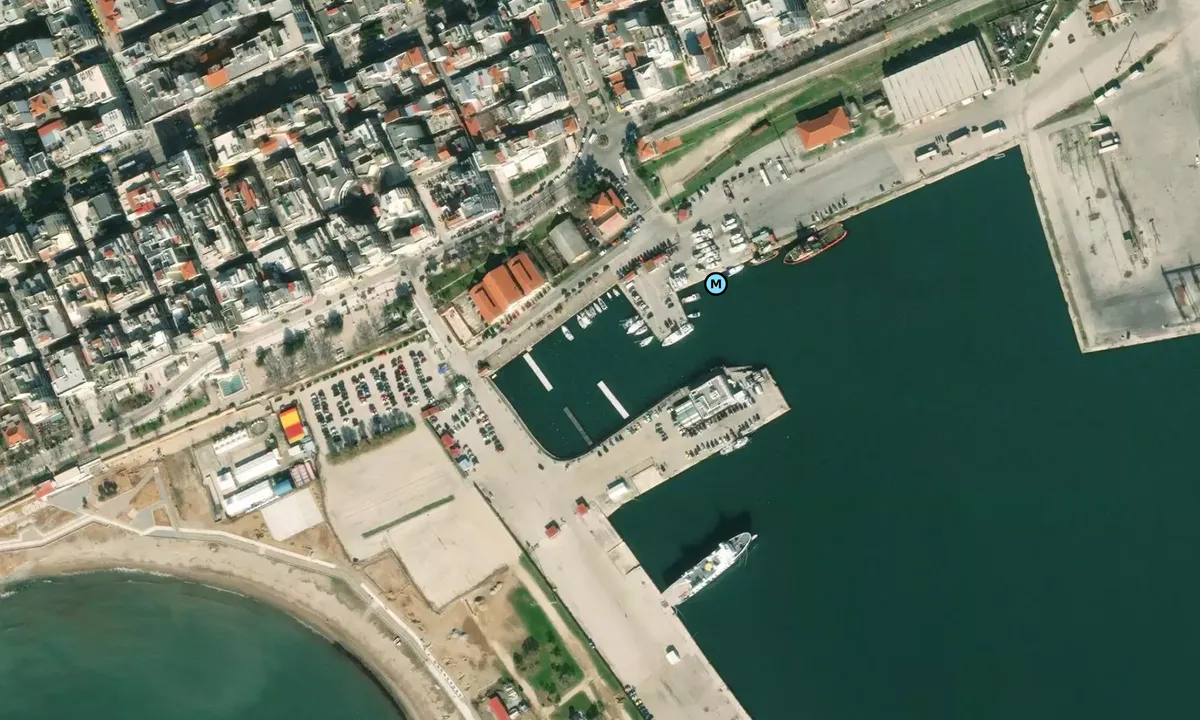 Satelite image of Alexandroupoli