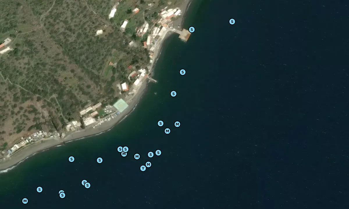 Satelite image of Alicudi