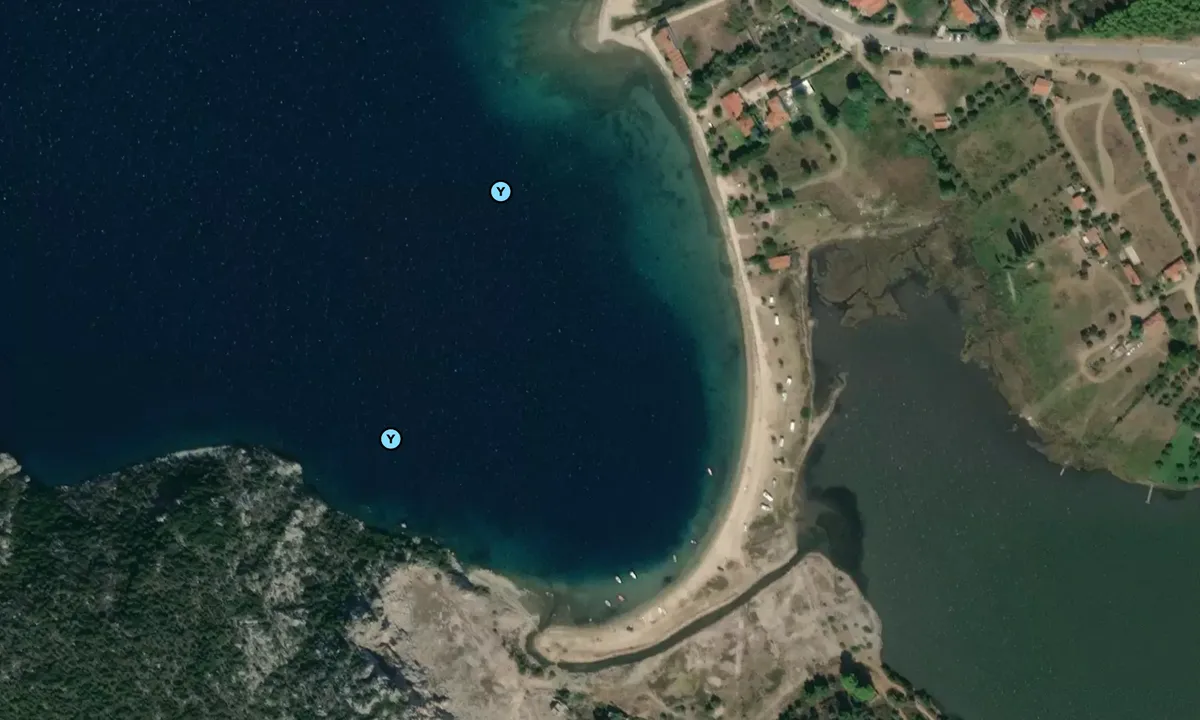 Satelite image of Alina beach
