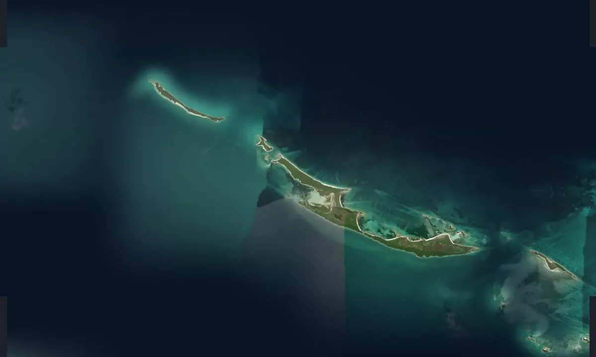Flyfoto av Allen's Cay - Cedar Harbor