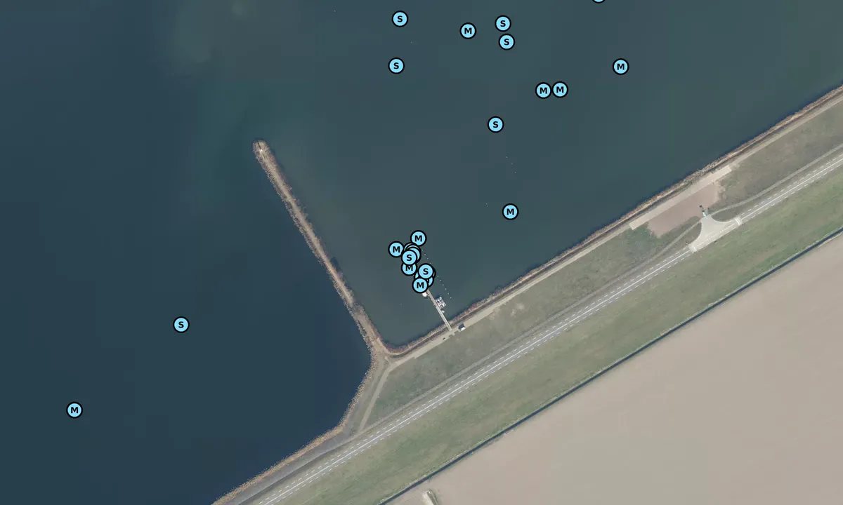 Satelite image of Almere Vluchthaven