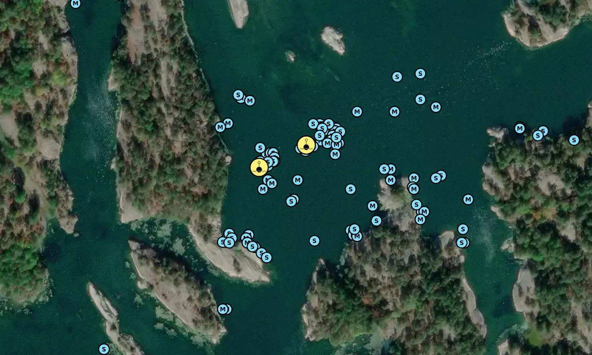 Satelite image of Ålö - SXK Dacke bouy