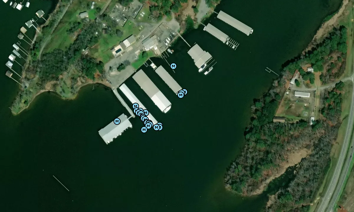 Satelite image of Alred Marina - Guntersville