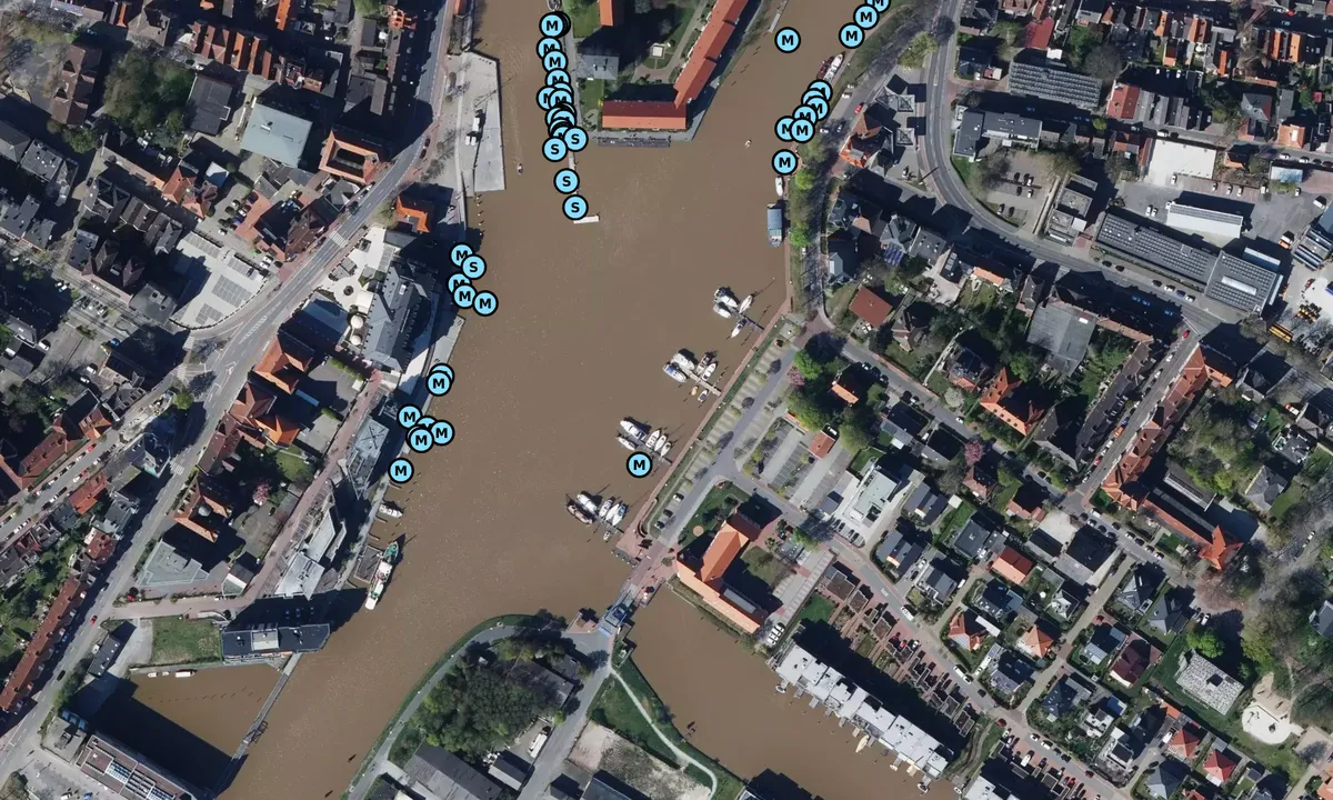 Satelite image of Alter Binnenhafen Emden