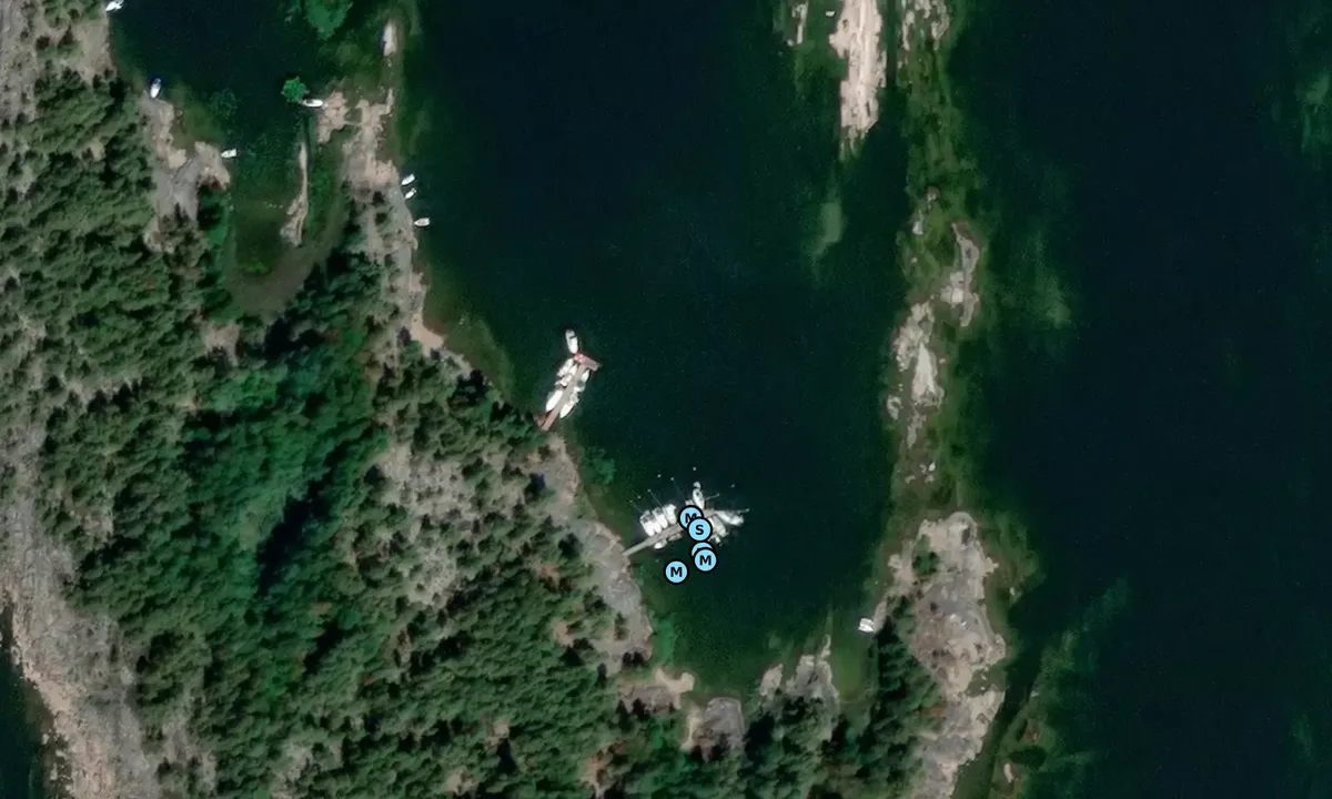 Satelite image of Alvön