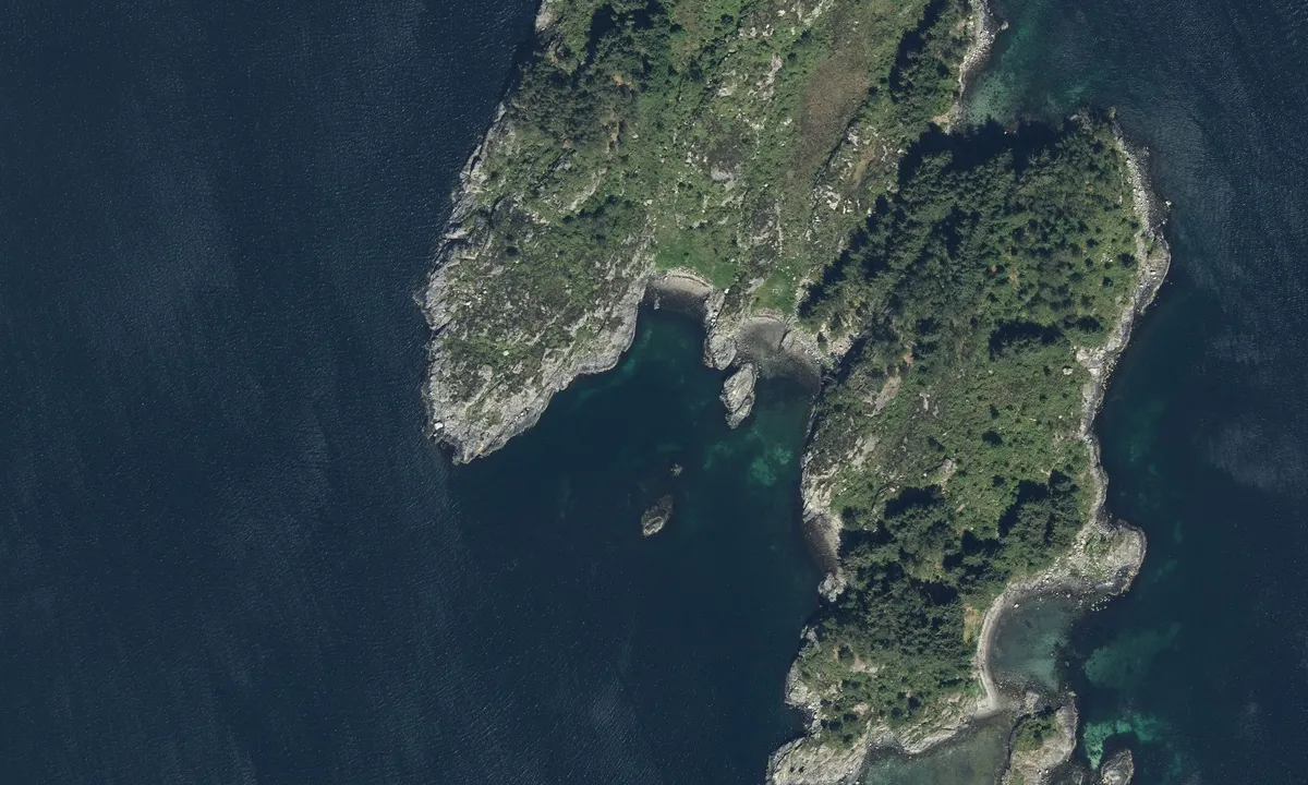 Flyfoto av Alvøyna