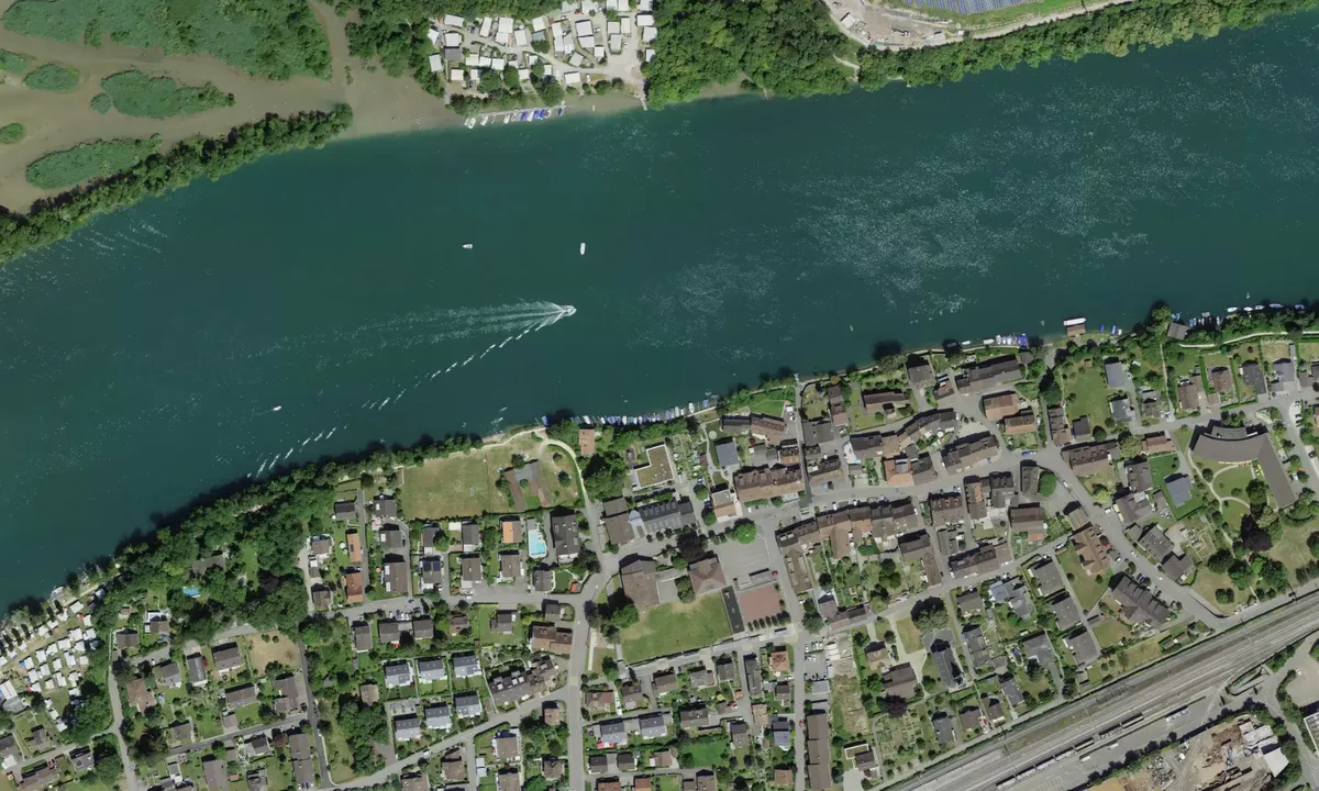Flyfoto av Am Rhein