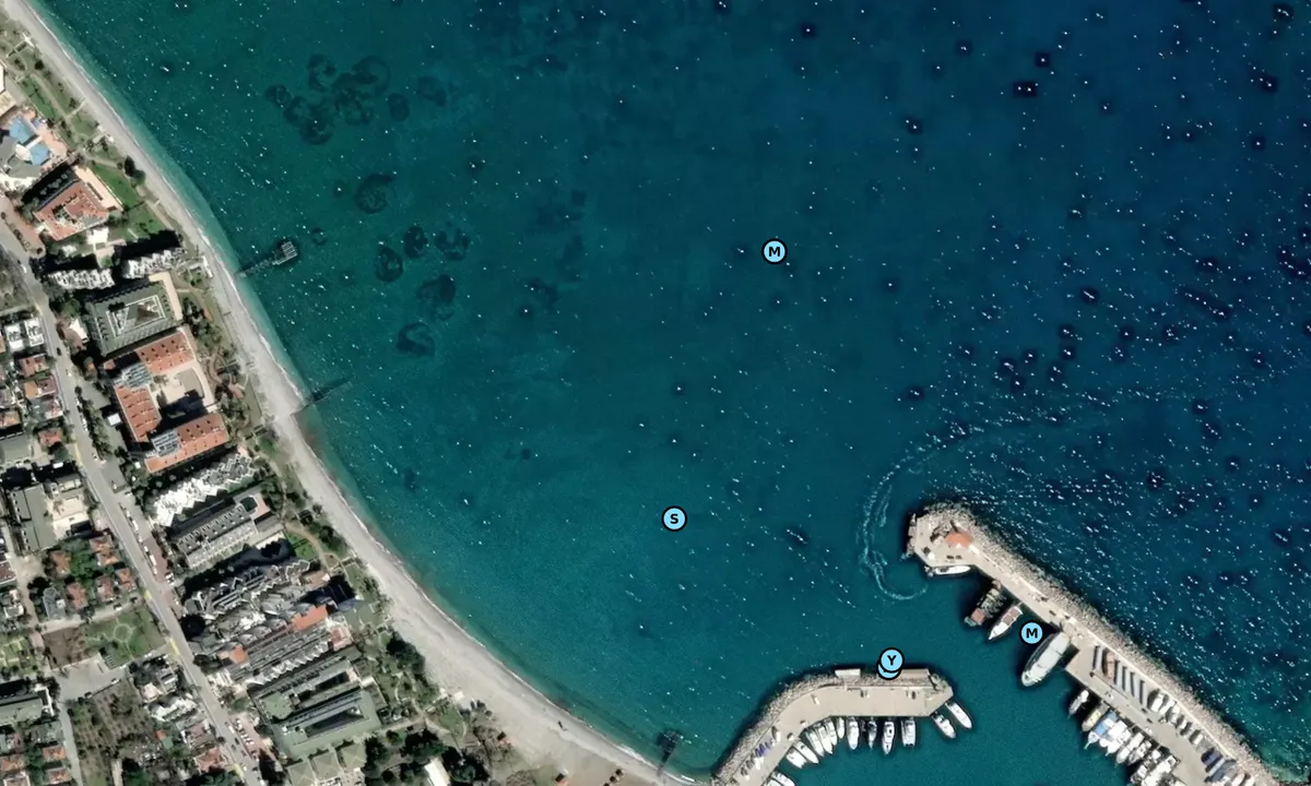 Satelite image of Ambassador Beach Antalya