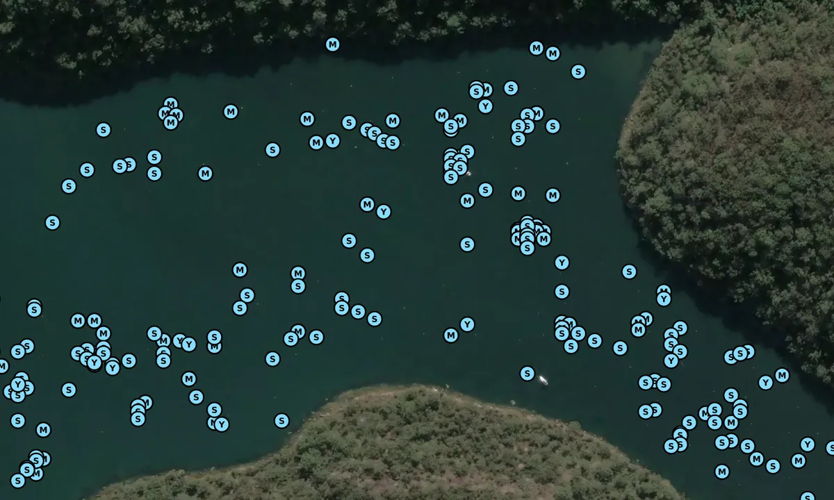 Satelite image of America Bay