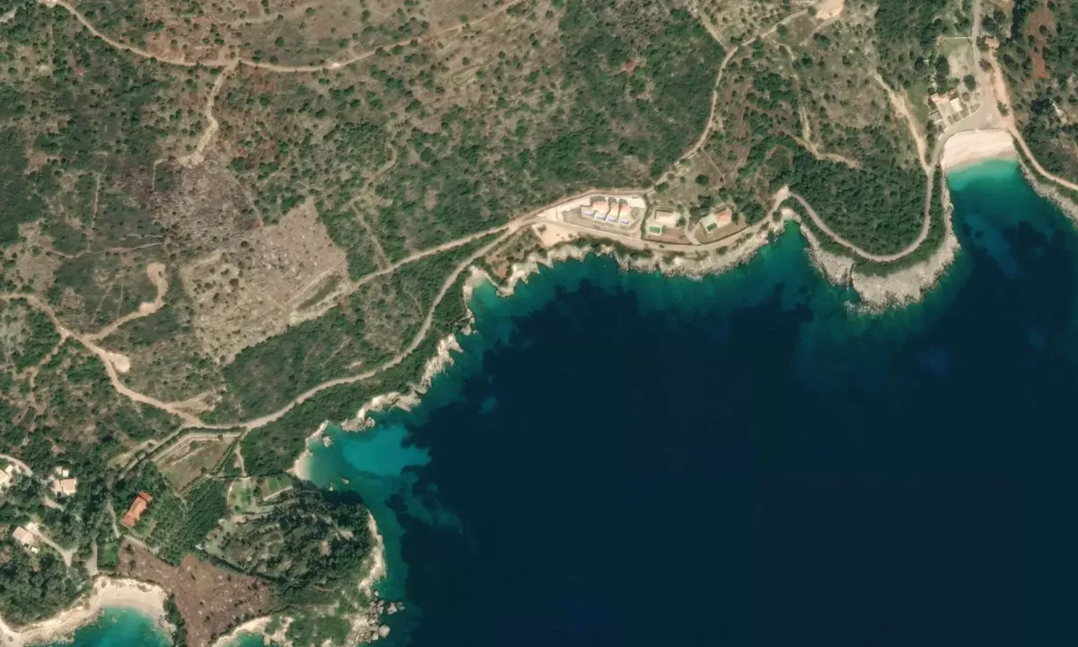 Flyfoto av Amousso Beach