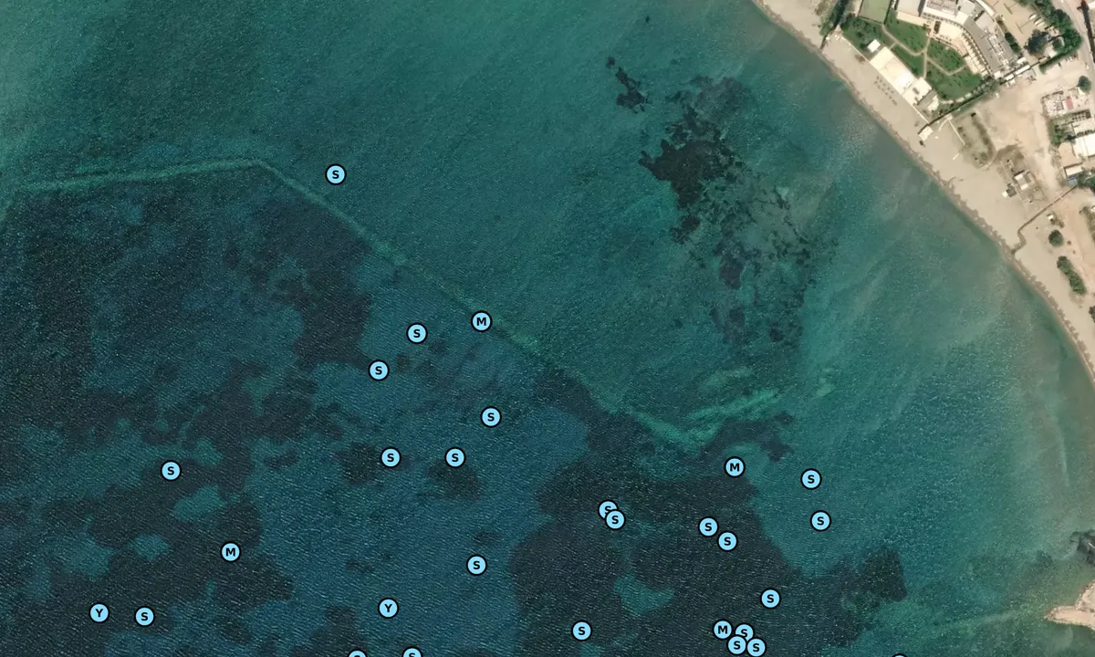 Satelite image of Anavissou Bay