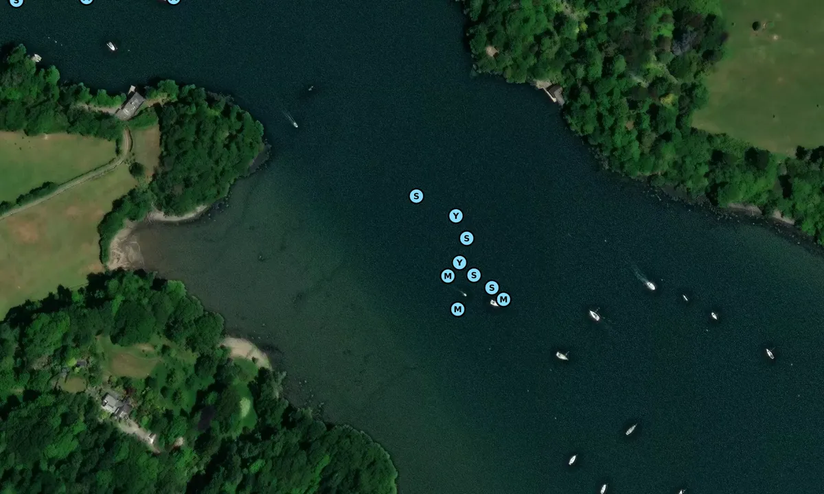 Satelite image of Anchor Stone anchorage