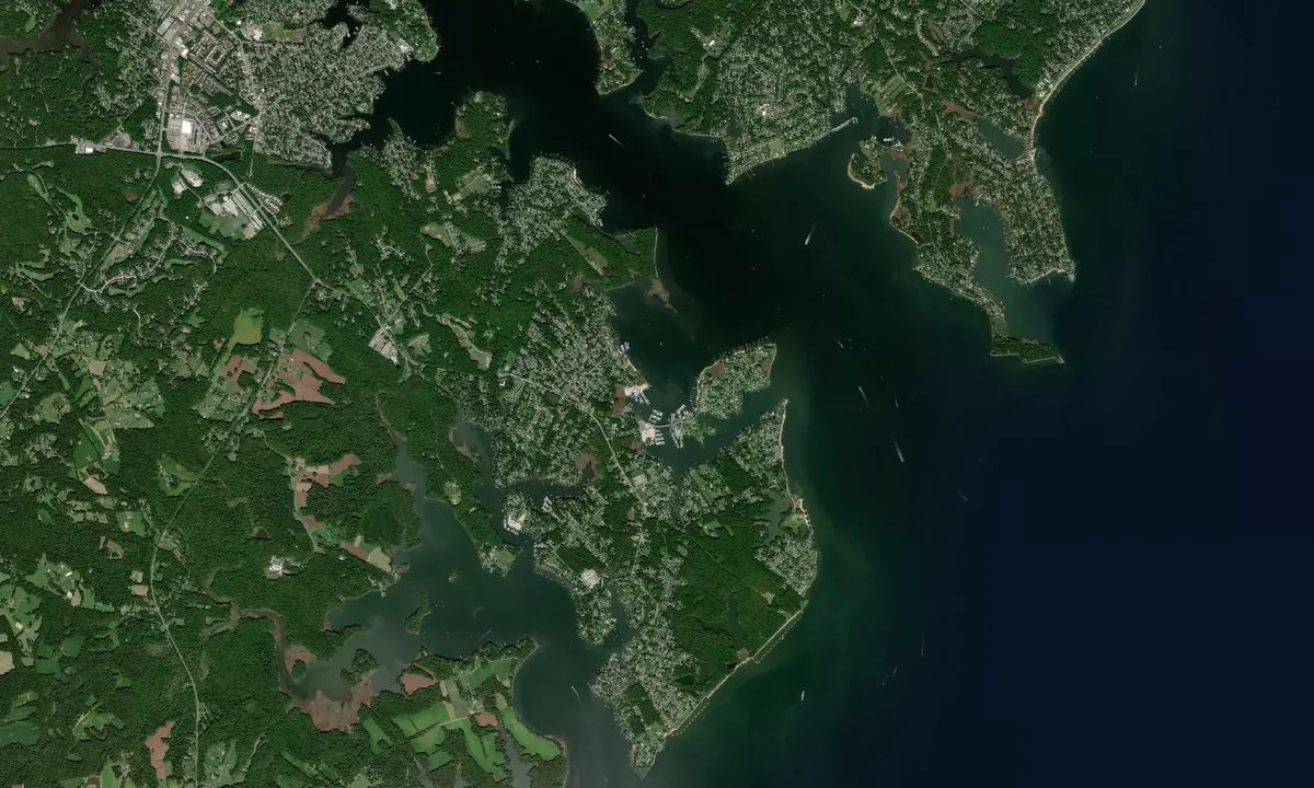 Flyfoto av Anchor Yacht Basin - Selby-on-the-Bay