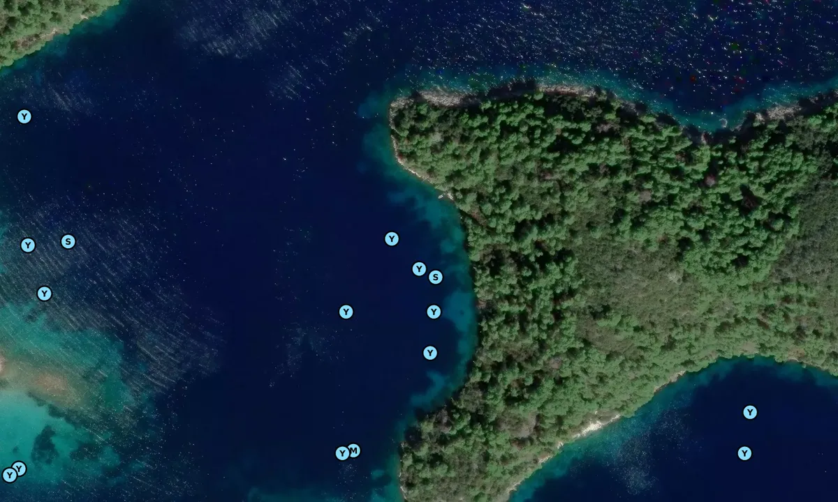 Satelite image of Anchorage Luka Polace