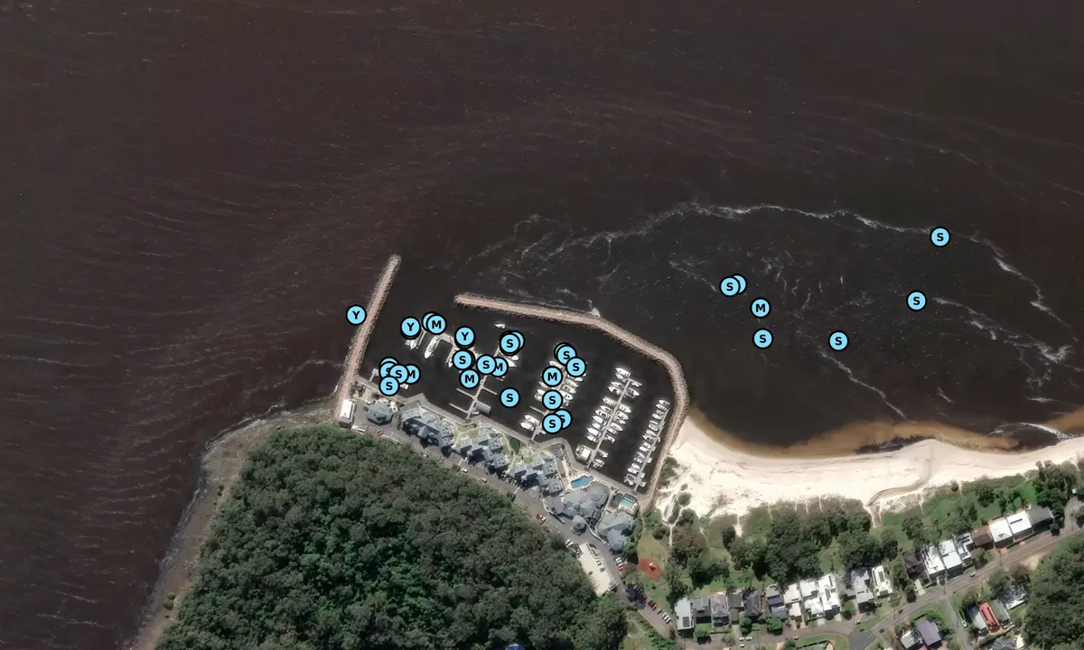 Satelite image of Anchorage Marina Port Stephens - Corlette