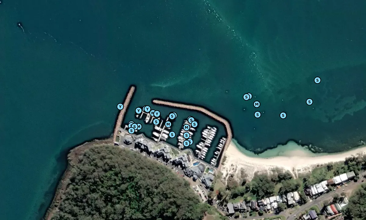 Satelite image of Anchorage Marina Port Stephens - Corlette