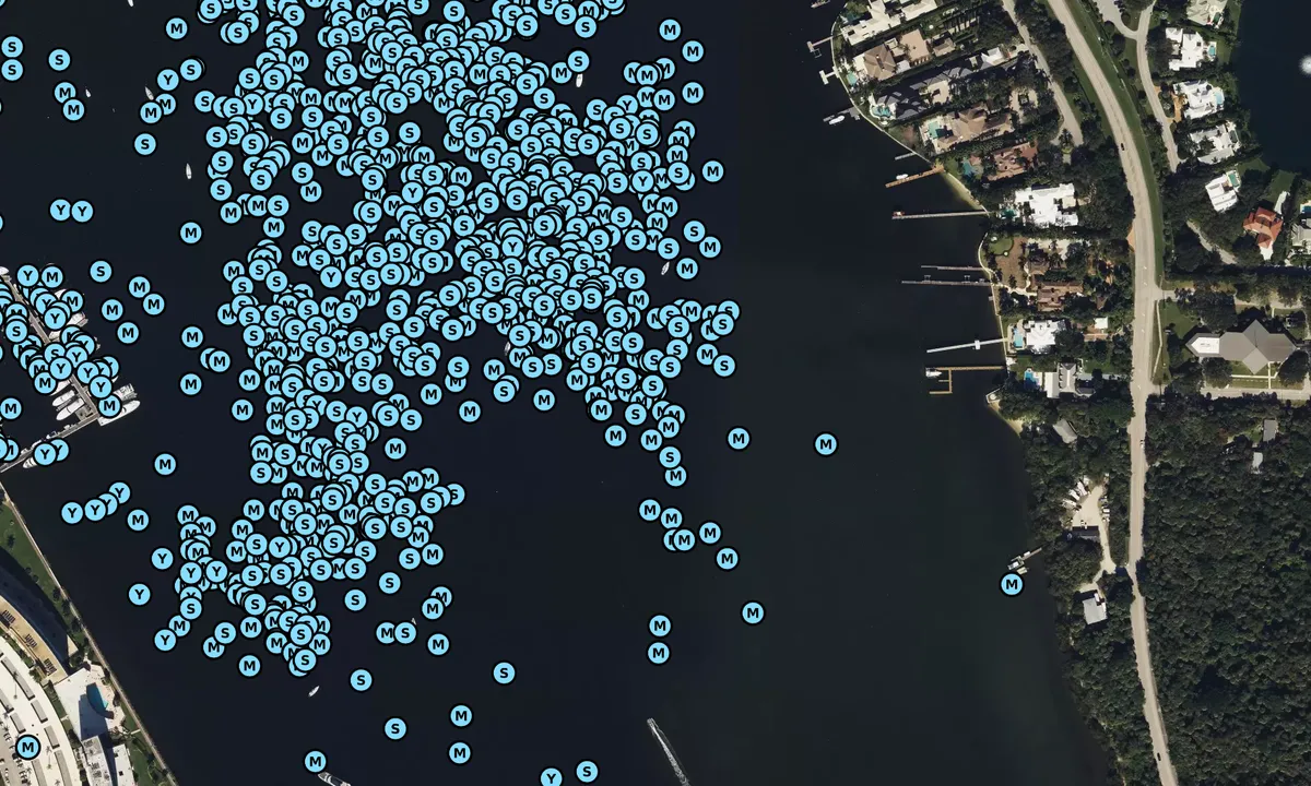 Satelite image of Anchorage North Palm Beach
