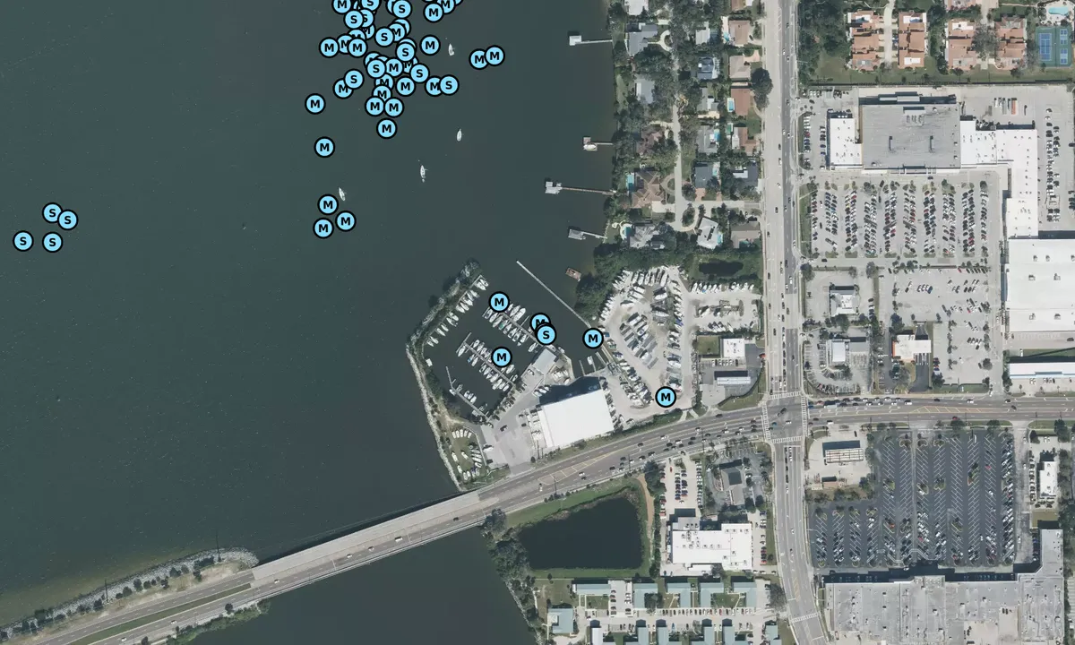 Satelite image of Anchorage Yacht Basin